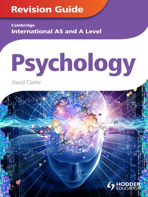 cover image of Cambridge International AS and A Level Psychology Revision Guide